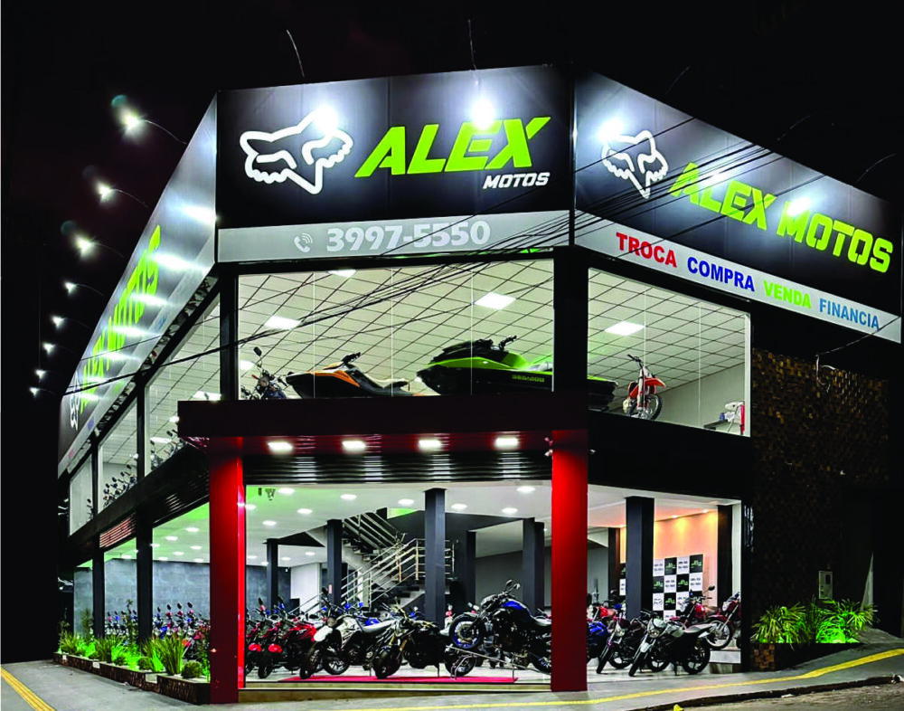 Alex Motos, motos novas e seminovas em Goiânia, compramos, vendemos e financiamos, honda, yamaha e outras marcas